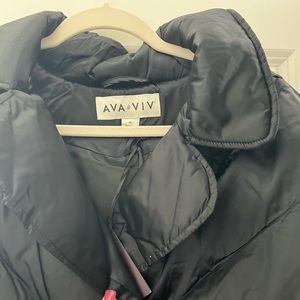 Ava & Viv 3/4 length coat size 1x nwt